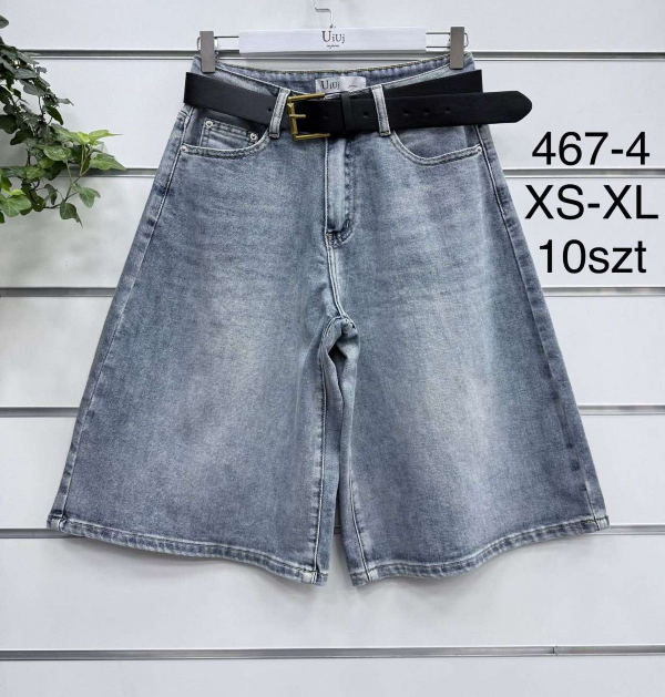Rybaczki damskie jeans Roz XS-XL, 1 Kolor .Paczka 10 szt 1